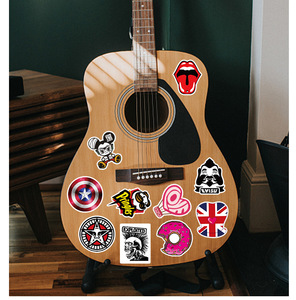 Stiker keren horor untuk sepeda motor Skateboard, stiker tahan air PVC grafiti bagasi kulkas Laptop bergaya mobil 100 buah
