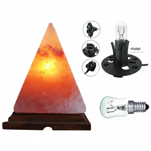 Elegant Pyramid Himalayan Salt Creations Handmade Home Office Car Luxury Decor Collection - Product Image 1