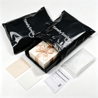 Sacs d'expédition noirs biodégradables épaissis en stock avec petits sacs postaux personnalisés écologiques compostables pour vêtements