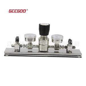 Regulador de Presión de Gas de Acero Inoxidable para Laboratorio con Estructura para Válvula Reductora de CO2, Helio y Argón - Product Image 1