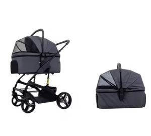 Poussette détachable pliable de voyage pour <span class=keywords><strong>chien</strong></span> Poussette pour chat Poussette Accessoires pour animaux de compagnie - Product Image 2