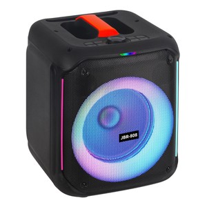 Altavoz Portátil <span class=keywords><strong>JBR</strong></span> Modelo 808 de 8 Pulgadas para Karaoke, con Batería, para Exteriores, con USB, para Cantar - Product Image 4