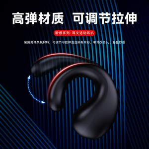 Auriculares inalámbricos Bluetooth Q92 con clip, cancelación de ruido, deportivos, carga tipo C, control táctil - Product Image 3
