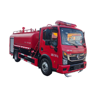 Nouveau camion de pompiers 4x2 diesel, pompe à eau, conduite à droite, transmission manuelle, capacité du réservoir de 3001-5000L, norme d'émission EURO 5, chinois