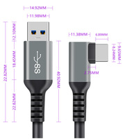 5M 6M Ligne de Données Pour Oculus Quête 2 Lien Casque USB 3.2 Type C Données De Charge Câble Type De Transfert-C À USB-A Cordon VR Accessoires