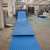 Hochbelastbare Feuerfeste Schalldichte UPVC/PVC Trapezförmige Wellblechdachplatte 1030mm für Werkstatt Landwirtschaft Gebäudekonstruktion