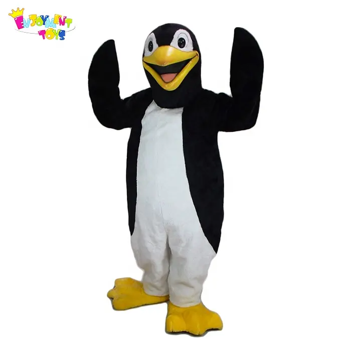 Disfraz de Mascota de pingüino de peluche, disfraz de personaje de dibujos animados para publicidad, gran oferta