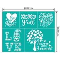 Nouvelle vente en gros transfrontalière de pochoirs de sérigraphie pour la série de Noël, motifs floraux et animaux ajourés à faire soi-même, best-sellers