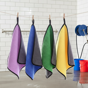 Toalla de Limpieza para Coche, Microfibra Tejida, Ecológica, de Secado Rápido, Desechable, Doble Capa, Gruesa, Paño de Secado para Lavado de Coches, 40x60cm, Hotel - Product Image 2