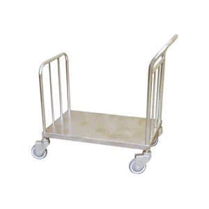 Carrito de Transporte Médico Kangli de Acero Inoxidable, 800x500x230mm, de Una Sola Capa - Product Image 1