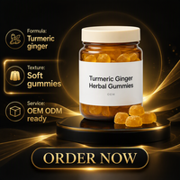 Gummies à la curcuma et au gingembre, 60 unités, complément alimentaire