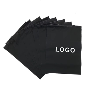 Sacs en plastique biodégradables à fermeture éclair, mats et givrés, noirs, recyclables, pour chaussures et vêtements - Product Image 5