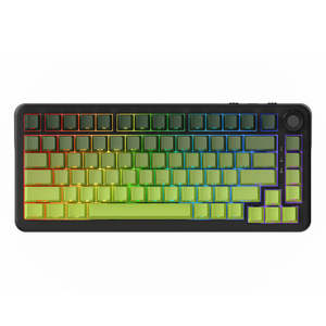 Clavier mécanique AJAZZ AK820 MAX <span class=keywords><strong>PLUS</strong></span> 75% Tri-mode, échangeable à chaud, rétroéclairage RGB, structure Gasket, <span class=keywords><strong>batterie</strong></span> 4000mAh - Product Image 4