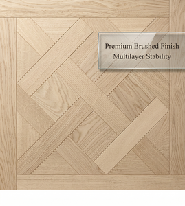 <span class=keywords><strong>Parquet</strong></span> en bois d'ash multicouche élégant et moderne, technique brossée, installation par système T&G, pour salle de bain, villa, salon - Product Image 3