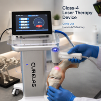 Équipement de thérapie laser à diode de classe 4 avec lunettes de sécurité pour la physiothérapie humaine, la clinique vétérinaire, la simulation de traitement