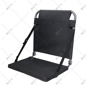 Silla Plegable para Caza al Aire Libre, Taburete Portátil de Acero para Camping y Pesca, Diseño Rectangular Minimalista en Color Negro - Product Image 2
