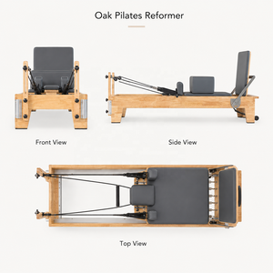 <span class=keywords><strong>Cama</strong></span> de <span class=keywords><strong>Pilates</strong></span> <span class=keywords><strong>Reformer</strong></span> de Madera de Roble Personalizada OEM para Entrenamiento de Fuerza y Rehabilitación en Estudio, Máquina de <span class=keywords><strong>Pilates</strong></span> <span class=keywords><strong>Reformer</strong></span> - Product Image 4