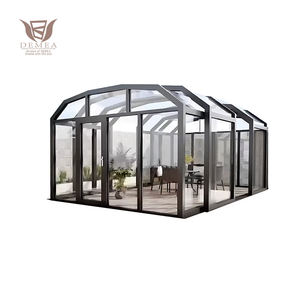 DEMEA Design moderno Mobile giardino d'inverno baccelli portatile prefabbricato camera da sole Hotel piccolo contenitore case per Villa - Product Image 2