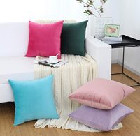 Protège-oreillers en polyester doux toutes saisons, plusieurs couleurs