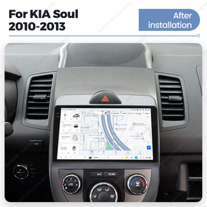 DUDUAUTO para KIA <span class=keywords><strong>Soul</strong></span> 2010-2013, Sistema Multimedia Android Modificado para Auto, Navegación Bluetooth, Carplay, Pantalla de Visión Trasera - Product Image 4