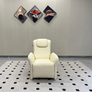 Sillón Reclinable Eléctrico Giratorio Individual, Económico, Extensible, Diseño Moderno para Personas Mayores, Estructura Metálica, Tejido, Manual - Product Image 6