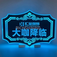 Letrero LED Personalizado Richshining con Logotipo, Tablero de Mensajes LED Programable por Aplicación, Tablero de Letras LED Digital Desplazable para Bares y Clubes