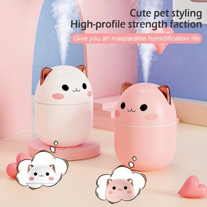 2024 taşınabilir LED ışık <span class=keywords><strong>Mini</strong></span> nemlendirici 300ml Spray sprey sis aromalı uçucu yağ difüzör nemlendirici - Product Image 3