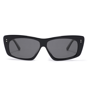 Lunettes de soleil en acétate 2025 New Eco Shades Double Color Vintage Small Rectangle Polarized UV400 Sun Glasses Women Shades - Product Image 3