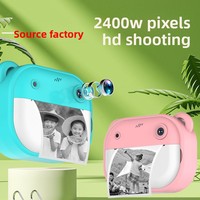 Cámara Infantil con Impresora Integrada, Pantalla de 2.0 Pulgadas, Video HD, Sensor CMOS, MicroSD, Gran Angular de 130°, Baja Iluminación, para Niños de 3 a 6 Años
