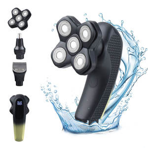 เครื่องโกนหนวดไฟฟ้าสำหรับผู้ชายหัว<span class=keywords><strong>โล้น</strong></span>ที่โกนหนวดไฟฟ้าที่ด้านหลังเครื่องโกนหนวดแบบ IPX7ด้วยตัวเอง - Product Image 1