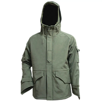 Veste en polaire d'hiver Green Sharkskin G8 pour homme, fermeture éclair formelle, coupe-vent, imperméable, hauts d'extérieur