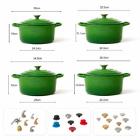 Casserole en fonte émaillée de qualité supérieure avec couvercle pour la cuisine |   Fabricant d'ustensiles de cuisine OEM/ODM