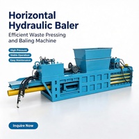 Machine à baler le carton horizontale à levage automatique