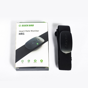 Capteur de fréquence cardiaque intelligent BlackBird, moniteur de fréquence cardiaque sans fil - Avertissement LED, compatible avec les ordinateurs de vélo et les applications mobiles - Product Image 6