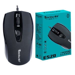 Recbu E520 Wired Mouse Optical 6 Buttons USB Right Hand Ergonomic <b>Office</b> <b>Computer</b> Mouse - Product Image 1