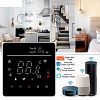 Thermostat Wifi numérique à écran tactile LED de contrôle de température Thermostat de chauffage électrique avec thermostat Wifi programmable