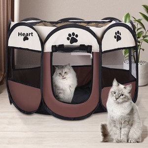 Nichoir et boîte de <span class=keywords><strong>mise</strong></span> <span class=keywords><strong>bas</strong></span> en tissu de type fermé pour chats et chiens ; Enclos de gestation et de récupération post-partum pour animaux de compagnie - Product Image 1