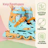 Patins à roulettes réglables pour enfants, patins en ligne pour enfants, vente en gros directe usine