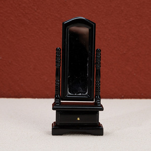 Miroir d'habillage complet américain miniature bricolage jouet en bois montage au sol miroir modèle chambre armoire de rangement accessoire poupée - Product Image 3