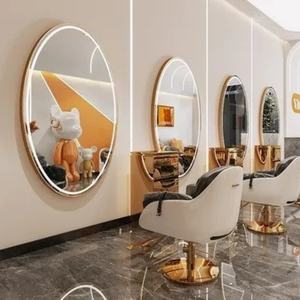 Espejo de Pared Grande con Iluminación LED para Salón de Belleza, Peluquería y Maquillaje, Estilo Dorado, en Oferta - Product Image 6
