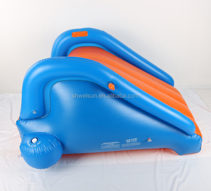 Glissière gonflable de piscine d'amusement de <span class=keywords><strong>centre</strong></span> de jeu de glissière d'eau de PVC d'éclaboussure avec la caractéristique de jet - Product Image 5