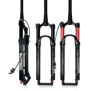MAGICBROS-Horquilla de suspensión neumática <span class=keywords><strong>para</strong></span> viaje, 120mm, 26/27 pulgadas, freno de disco de liberación rápida QR, compatible con montaña, <span class=keywords><strong>MTB</strong></span>, 5/29 - Product Image 6