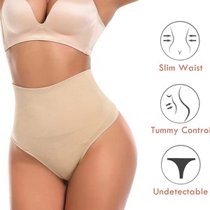 Faja Moldeadora Seamless de Tanga para Mujer, Control de Abdomen, Bragas Reductoras de Cintura Alta, Ropa Interior Adelgazante al por Mayor - Product Image 3