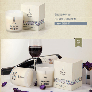 <span class=keywords><strong>Bougie</strong></span> parfumée en verre de cire de soja, 1 pièce, pour décoration de maison, d'anniversaire, personnalisée, vente en gros - Product Image 3