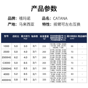 Carrete de Pesca Catana 22, de Aleación de Aluminio, para Mano Derecha, para Agua Dulce y Salada, 400g - Product Image 5