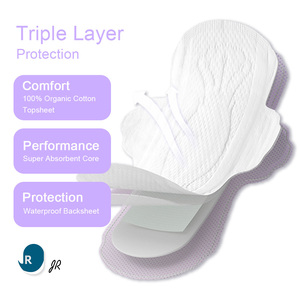 Serviettes hygiéniques ultra fines en coton biologique avec ailes, super absorbantes de 240mm <span class=keywords><strong>pour</strong></span> l'<span class=keywords><strong>incontinence</strong></span> des femmes, <span class=keywords><strong>protection</strong></span> nocturne - Product Image 6