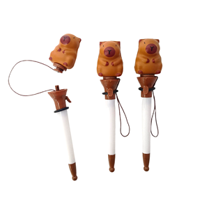 Atacado Vendas Diretas Capybara Canetas Esferográficas Mais Recente Anti Stress Anime Anime Caneta Criatividade Promocional Papelaria - Product Image 1