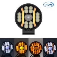 Phare de travail pour voiture en aluminium de haute qualité, 4 pouces, 15 LED, pour éclairage auxiliaire automobile, feux de jour DRL, phare de camion pour voiture tout-terrain, SUV