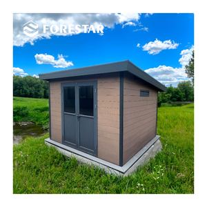 <span class=keywords><strong>Prix</strong></span> usine abris de <span class=keywords><strong>jardin</strong></span> couleur érable gris taille différente 3.85*3.85 mètres WPC House - Product Image 3