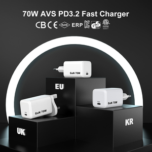 <span class=keywords><strong>Prix</strong></span> de gros <span class=keywords><strong>Chargeur</strong></span> rapide 70W GaN PD3.2 Type-C avec AVS pour <span class=keywords><strong>iPhone</strong></span> 17 et Samsung S26 Ultra - Électrique - Product Image 2